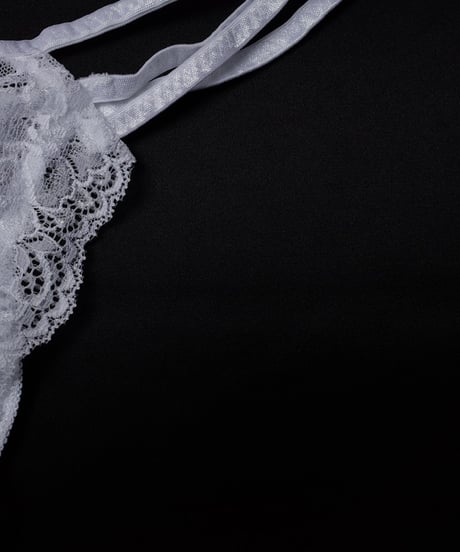 Zermatt Ruby Thong in White