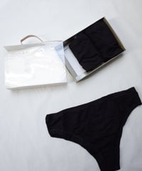 Verdissima 3pack Thong Set in Black