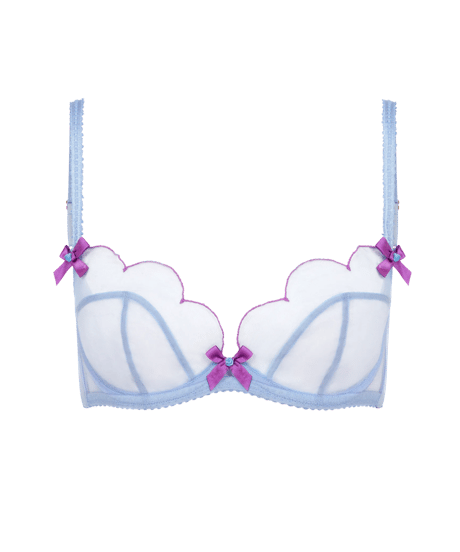 Agent Provocateur Lorna Plunge Underwired Bra in Blue