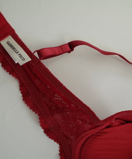 Peco Bra New Red Thong Set