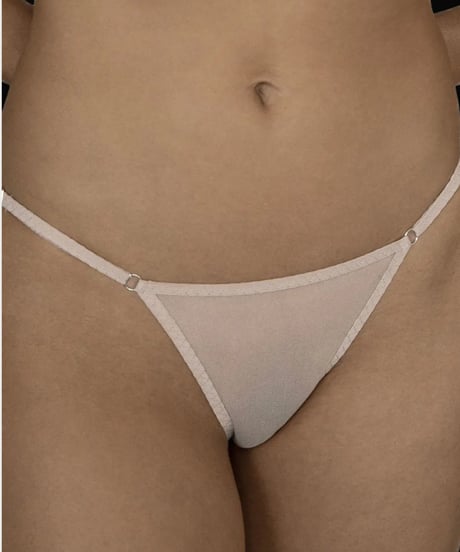KYE ESSENTIAL STRING BIKINI in Ecru