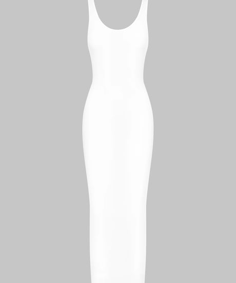Maison Close La Femme Amazone Long Dress in White