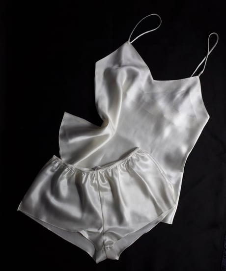 Luna di Seta Silk Boxer in Ivory