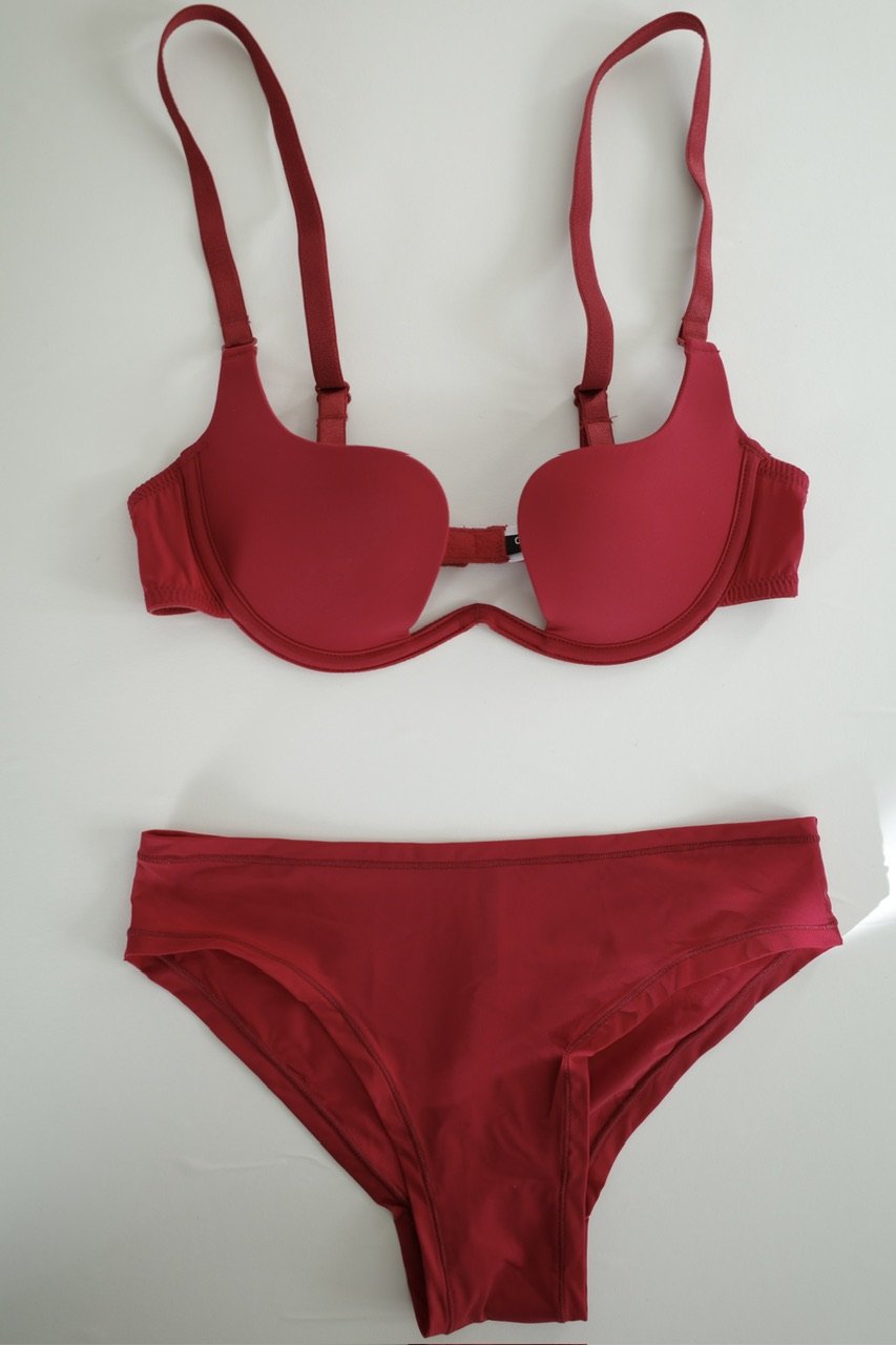 GABRIELLE PECO V Shape Bra in Red | GABRIELLE P