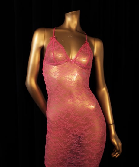 Agent Provocateur HINDA Slip Dress Fuschia