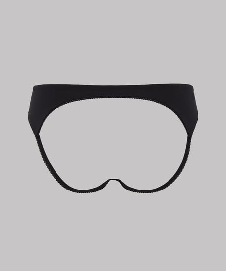 Maison Close Le Petit Secret Open Shorty in Black