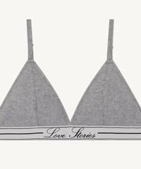 Love Stories Darling Undercovers Unpadded in Grey