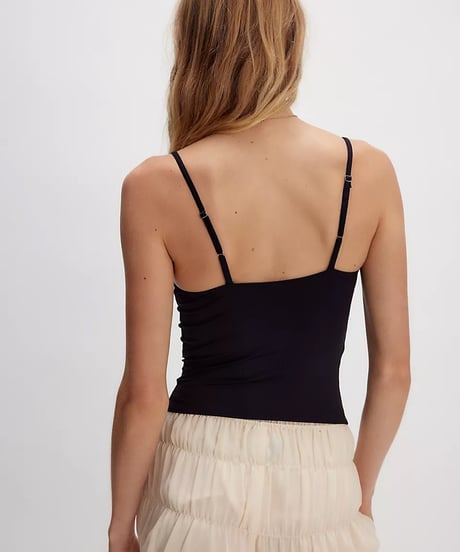 Only Hearts Lace Rose Underwire Cami in Black/Parchment