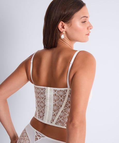 Aubade Secret Memories Bustier in Ivory