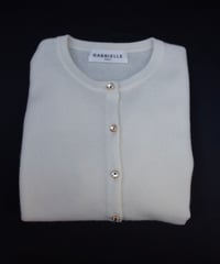 Cashmere Cardigan in Ivory
