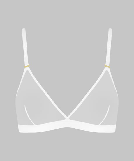 Maison Close Corps a Corp Triangle Bra in White
