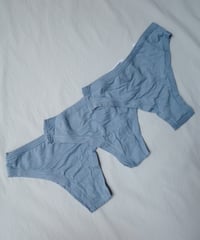 Verdissima  3pack Thong Set in Blue