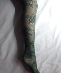Trasparenze ARGO Tights in Petrolio (Green)