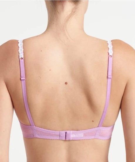 Yasmine Eslami Tamara Balcony Bra in Lavender