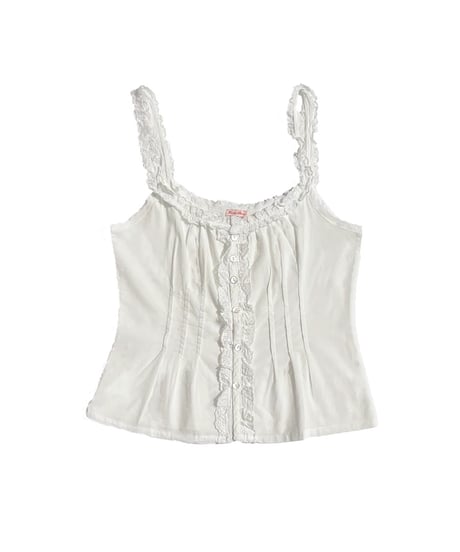 Fruity Booty Broderie Sleeveless Top