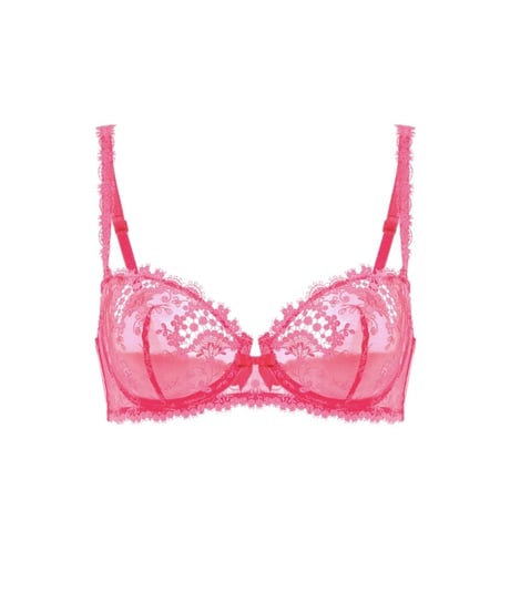 Simone Perele WISH Half Cup Bra in Fabulous Pink