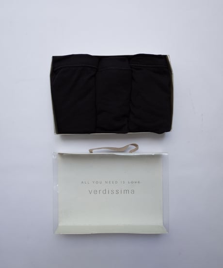 Verdissima 3pack Panty Set in Black