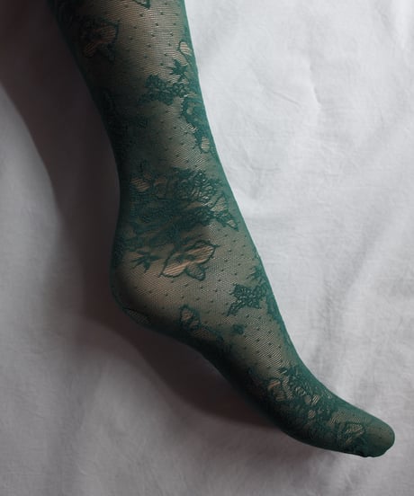 Trasparenze ARGO Tights in Petrolio (Green)