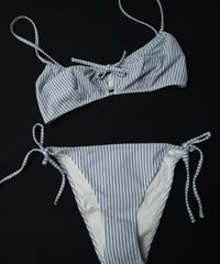 Ysé Gabrielle Bikini Set in Blue Stripes