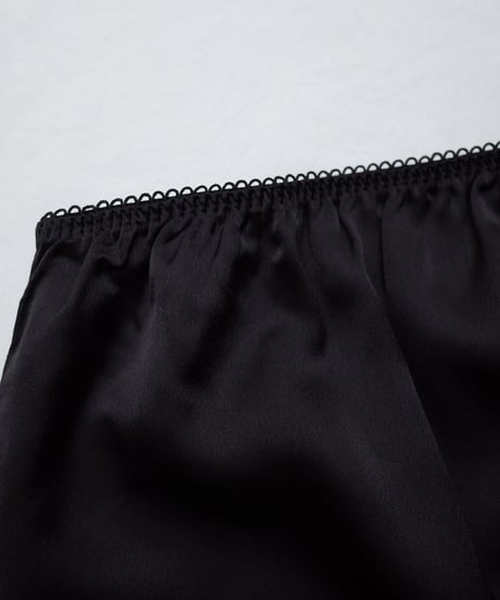 Satin midi skirt