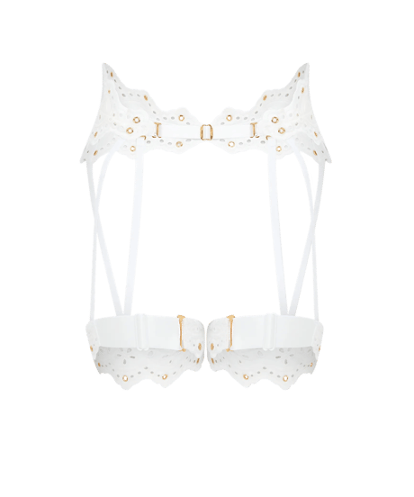 Agent Provocateur Nicoletti Suspender in White