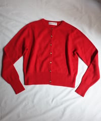 New Cashmere Cardigan in Red