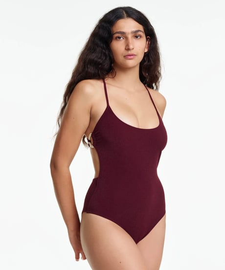 Yasmine Eslami Lana Swimsuit in Choco