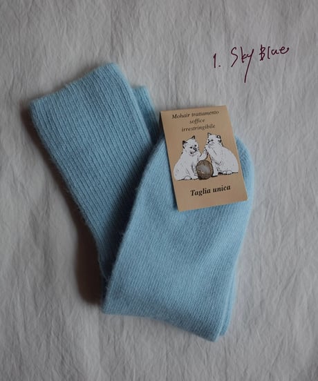 Mohair Socks in 10 colors