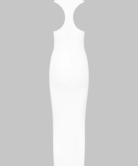 Maison Close La Femme Amazone Long Dress in White