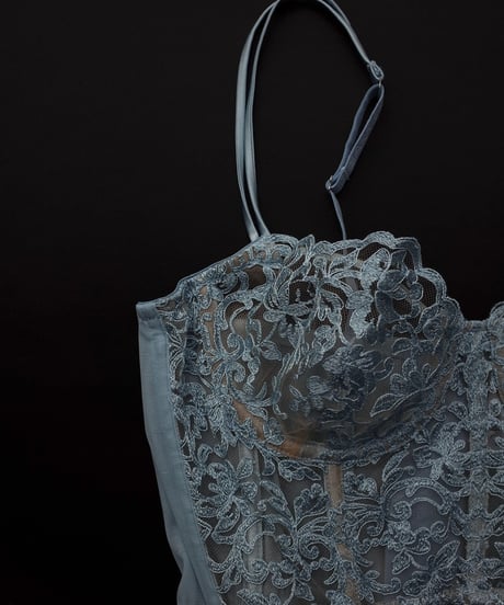 I.D. Sarrieri Wire Bustier in Ice blue