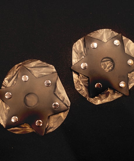 Eco leather nipple cover