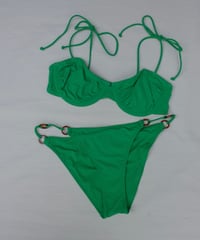 Love Stories Glow Bikini Set in Bright Green