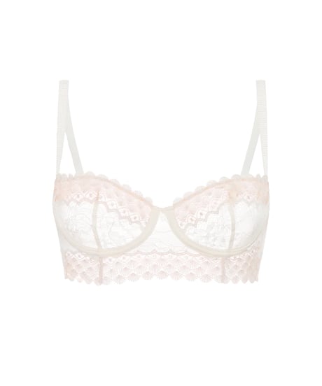Simone Perele Radieuse Sheer Demi Bra in Natural