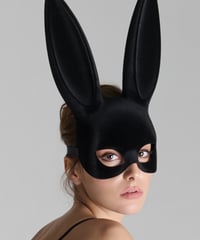 Maison Close Velvet Bunny Mask with PomPom