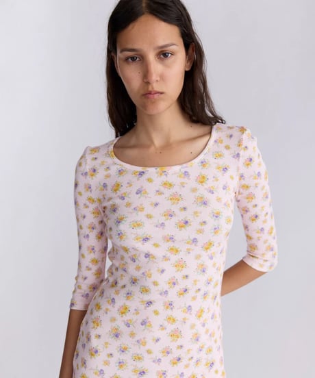 Fruity Booty Floral Midi Dress