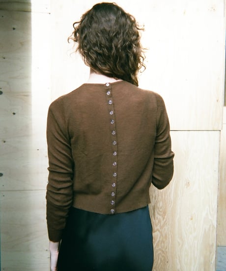 HAZE Cashmere Cardigan in Brown