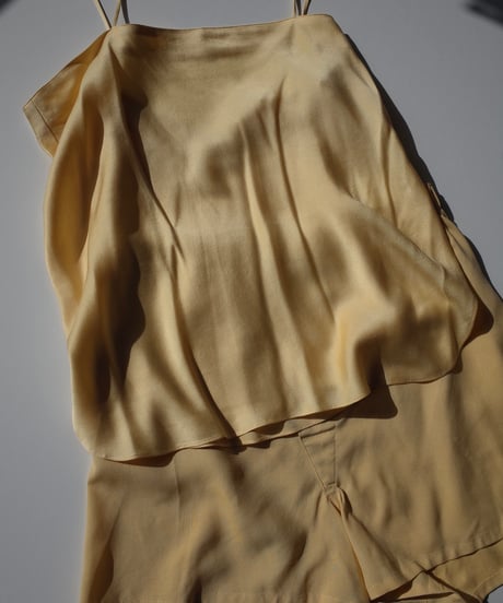 HAZE Silk Shorts in Mimosa