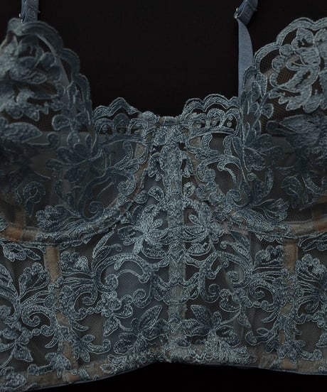 I.D. Sarrieri Wire Bustier in Ice blue