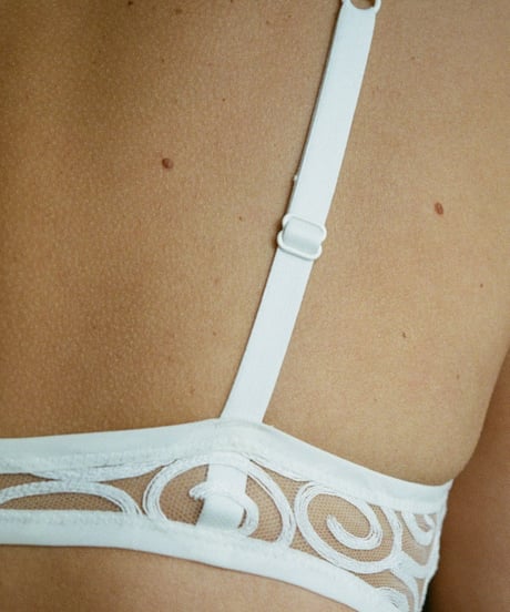 Liniere Lingerie Soft Kiss Soft Bra in White