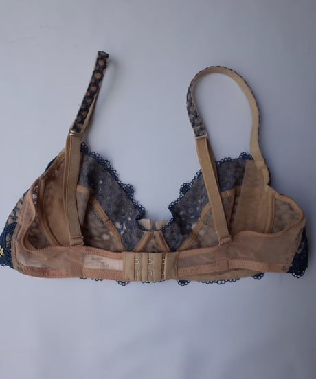 Wire Bra in Blue Beige