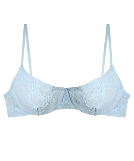 Only Hearts Stretch Lace Underwire Bra in Light Blue