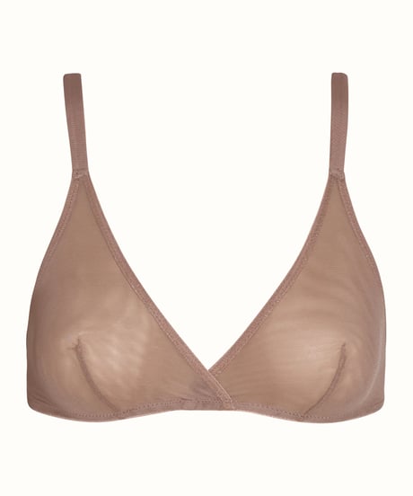 Patina Translucent Bra in Marron Glace (Brown)