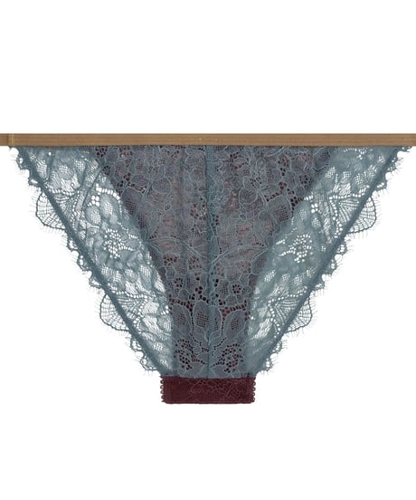 Love Stories Wild Rose Comfortable Lace Briefs in Burgundy