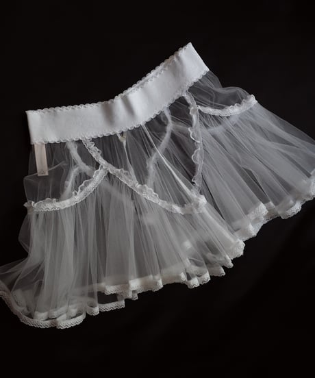 Agent Provocateur Tulle Skirt in White