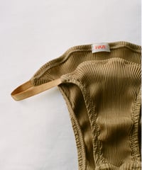 HAZE Silk Rib Brief Gold