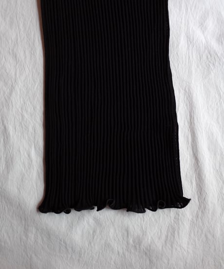 Oscalito Cotton Rib Short Sleeve in Black