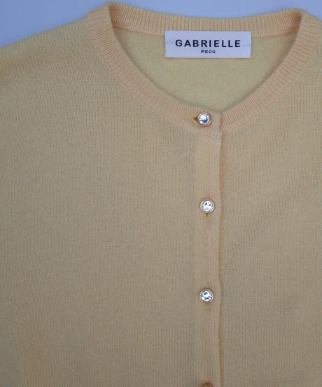 Cashmere Cardigan in Yellow