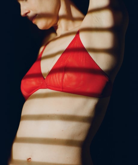 Patina Translucent Bra in Aperivito (Red)