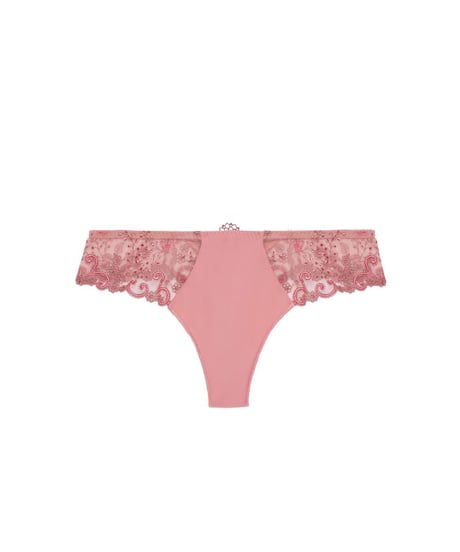 Simone Perele Delice Thong in Smokey Pink