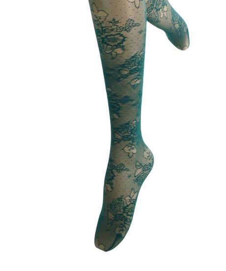 Trasparenze ARGO Tights in Petrolio (Green)